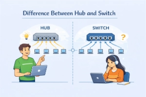 Difference Between Hub and Switch Powerful Pros and Cons.