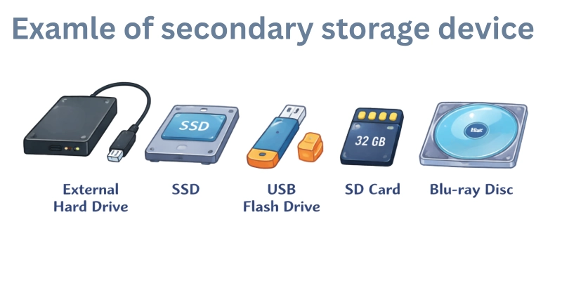 Examle Of Secondary Storge Device 8 Examle Of Secondary Storge Device 8