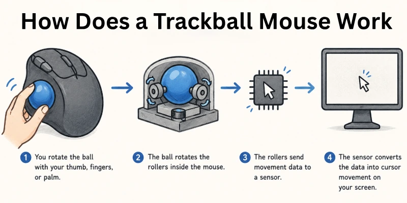 How Does A Trackball Mouse Work 1 1
